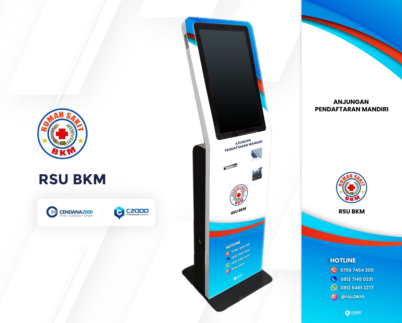 Mockup Desain KiosK RSU BKM Kebumen